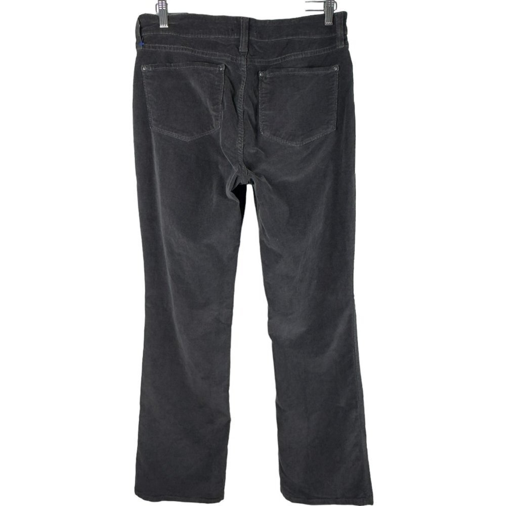 NYDJ Gray Straight Leg Lift Tuck Technology Corduroy Jeans (12) - Picture 4 of 14